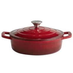 APS Marmite fonte émaillée inox Sans revêtement Avec couvercle 25x25x7 cm 2,5 L 5 Stars Best
