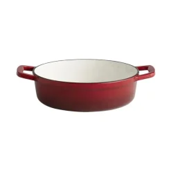 APS Marmite fonte émaillée inox Sans revêtement Avec couvercle 25x25x7 cm 2,5 L 5 Stars Best