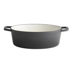 APS Marmite fonte émaillée inox Sans revêtement Avec couvercle 33x25 cm 5 L 5 Stars