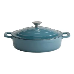 Marmite fonte émaillée inox Sans revêtement Avec couvercle 28x28x7 cm 3 L 5 Stars - APS New