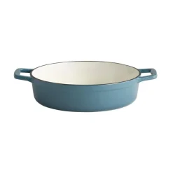 Marmite fonte émaillée inox Sans revêtement Avec couvercle 28x28x7 cm 3 L 5 Stars - APS New