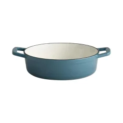 Marmite fonte émaillée inox Sans revêtement Avec couvercle 25x25x7 cm 2,5 L 5 Stars - APS Hot