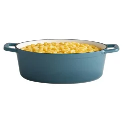 APS Marmite fonte émaillée inox Sans revêtement Avec couvercle 33x25x11 cm 5 L 5 Stars New