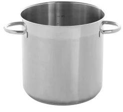 Marmite inox Sans revêtement Sans couvercle Ø 24 cm 24 cm 10 L Qualiplus - PRO.COOKER Best