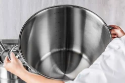 PRO.COOKER Marmite inox Sans revêtement Sans couvercle Ø 32 cm 32 cm 25 L Qualiplus Outlet