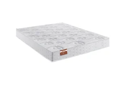 Matelas ressort Livré à plat très ferme Classement non feu 200x140x23 cm blanc Verona - DUNLOPILLO Hot