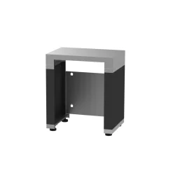 LE MARQUIER Meuble frigo acier 80x55x92 cm Sans dosseret Sans étagère Duo