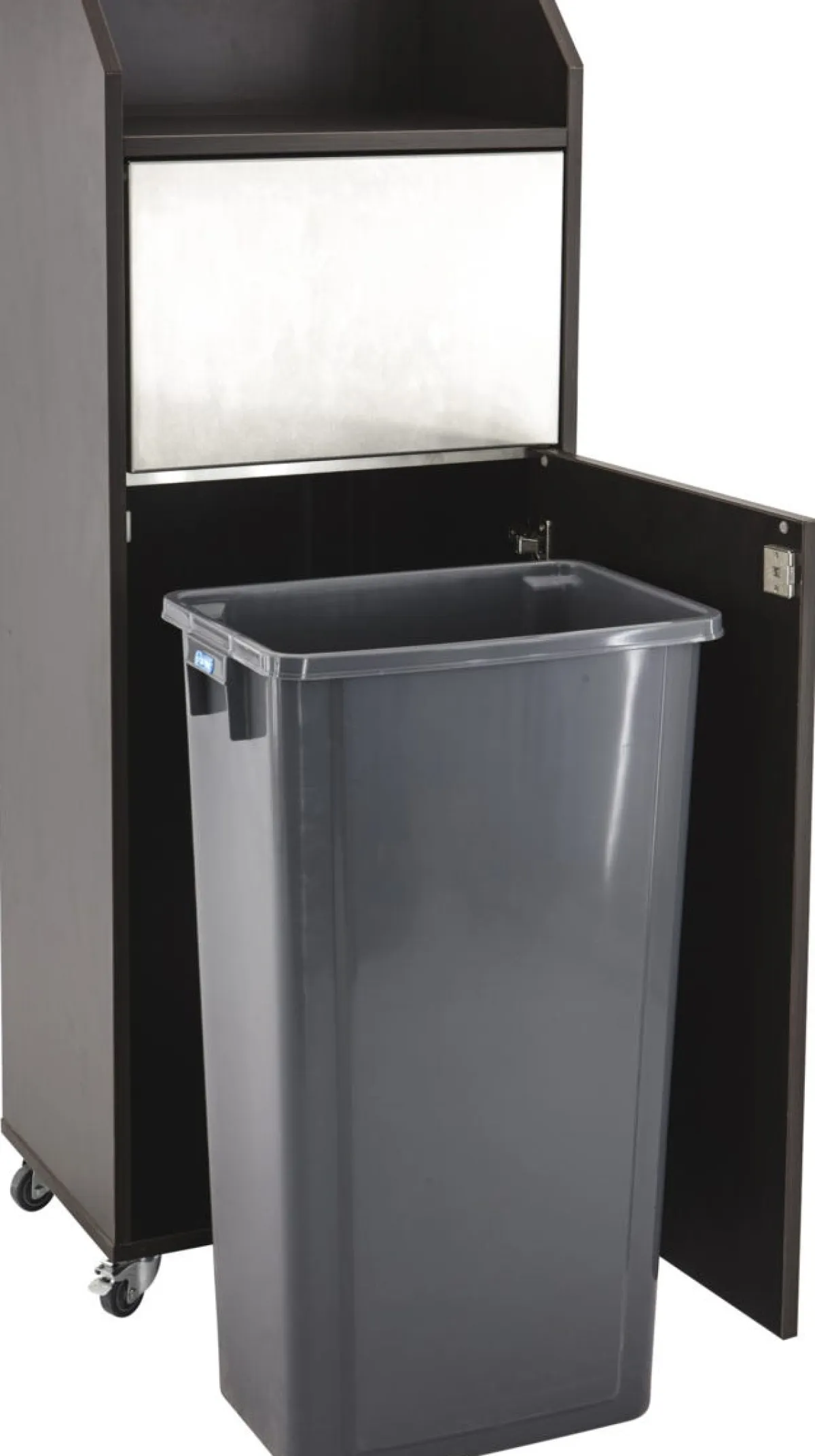 Meuble poubelle noir 54x42x136 cm Jacky - FLEXMOB Best