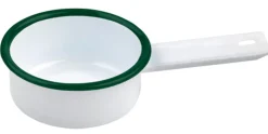 Mini casserole blanc acier émaillé 8 cm Ø 8 cm - Aucune Hot