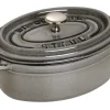 Mini cocotte fonte d'acier Sans revêtement Avec couvercle 11x7x4,8 cm 0,25 L - STAUB New