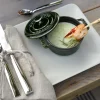 STAUB Mini cocotte fonte d'acier Sans revêtement Avec couvercle Ø 10 cm 7 cm 25 cl (6 pièces) New