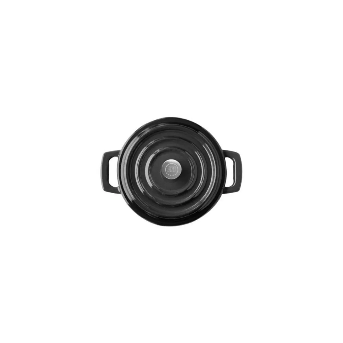 APS Mini cocotte fonte émaillée inox Sans revêtement Avec couvercle 11x11 cm 35 cl 5 Stars