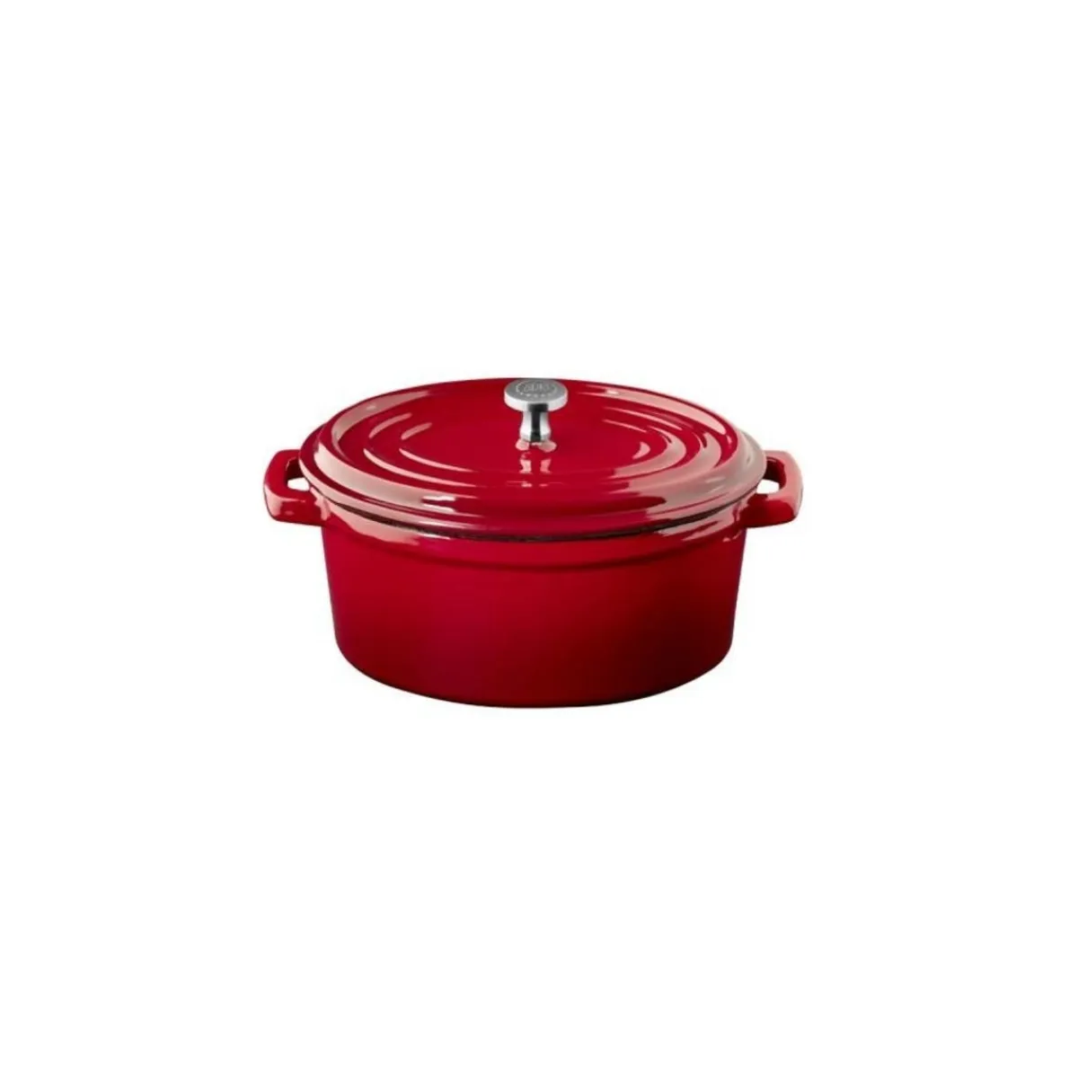 Mini cocotte fonte émaillée inox Sans revêtement Avec couvercle 17,5x11 cm 45 cl 5 Stars - APS