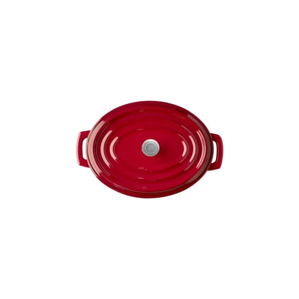 Mini cocotte fonte émaillée inox Sans revêtement Avec couvercle 17,5x11 cm 45 cl 5 Stars - APS