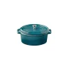 Mini cocotte fonte émaillée inox Sans revêtement Avec couvercle 17,5x11 cm 45 cl 5 Stars - APS Outlet