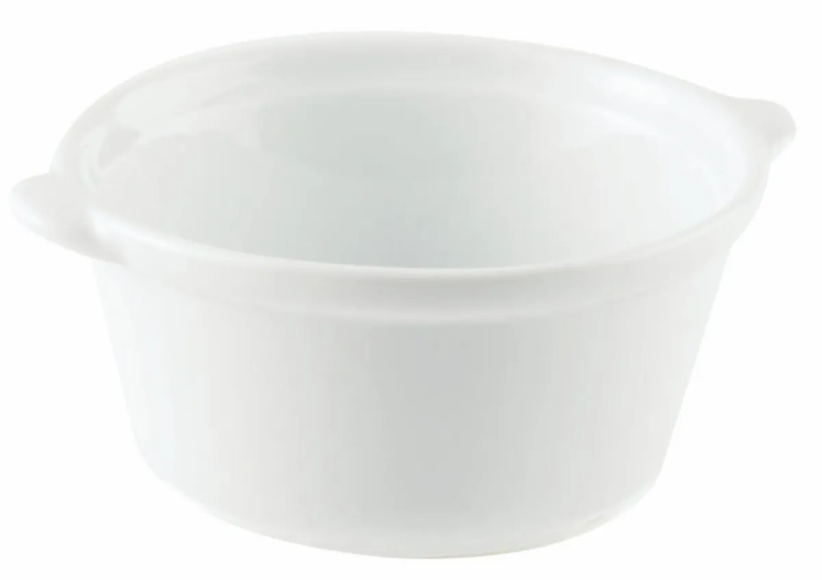 PRO.MUNDI Mini cocotte rond blanc porcelaine Ø 7 cm New