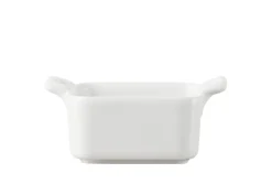 Mini plat carré blanc porcelaine culinaire 7x7 cm Belle Cuisine - REVOL