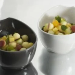 REVOL Mini pot ovale blanc porcelaine culinaire 7 cm Impulse Online