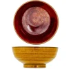 Mini pot rond jaune porcelaine Ø 8 cm Elements Mustard - PROOF Discount