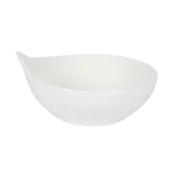PRO.MUNDI Mise en bouche ovale blanc porcelaine 10 cm Playtime Clearance