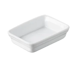REVOL Mise en bouche rectangulaire blanc porcelaine culinaire 7 cm Miniatures Online