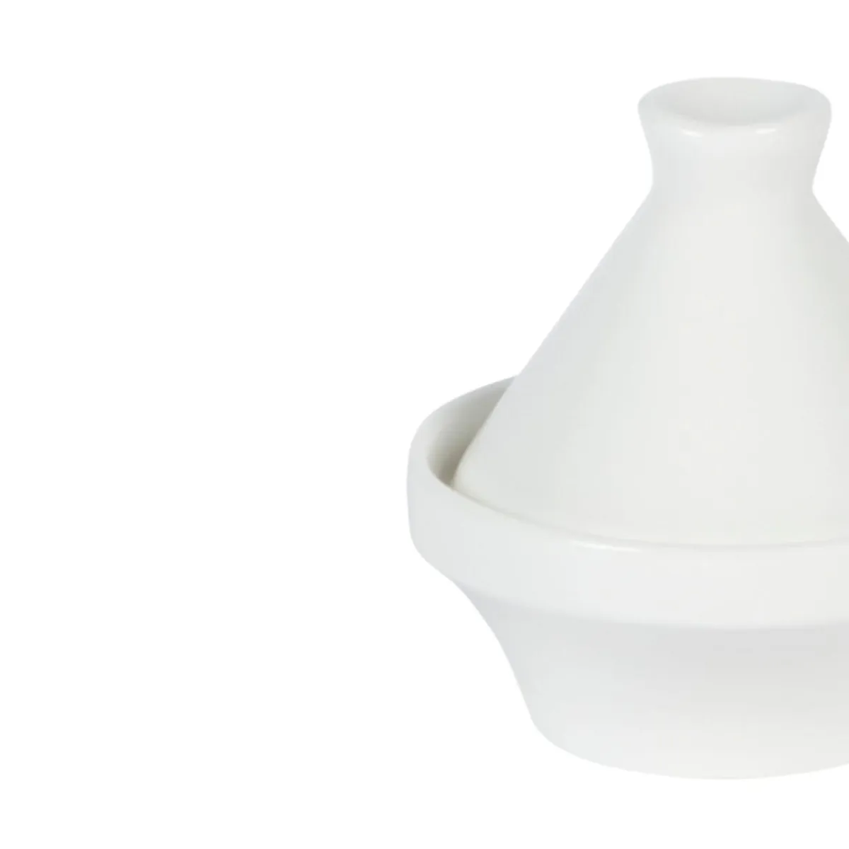 Mise en bouche rond blanc porcelaine 7 cm Playtime - PRO.MUNDI New