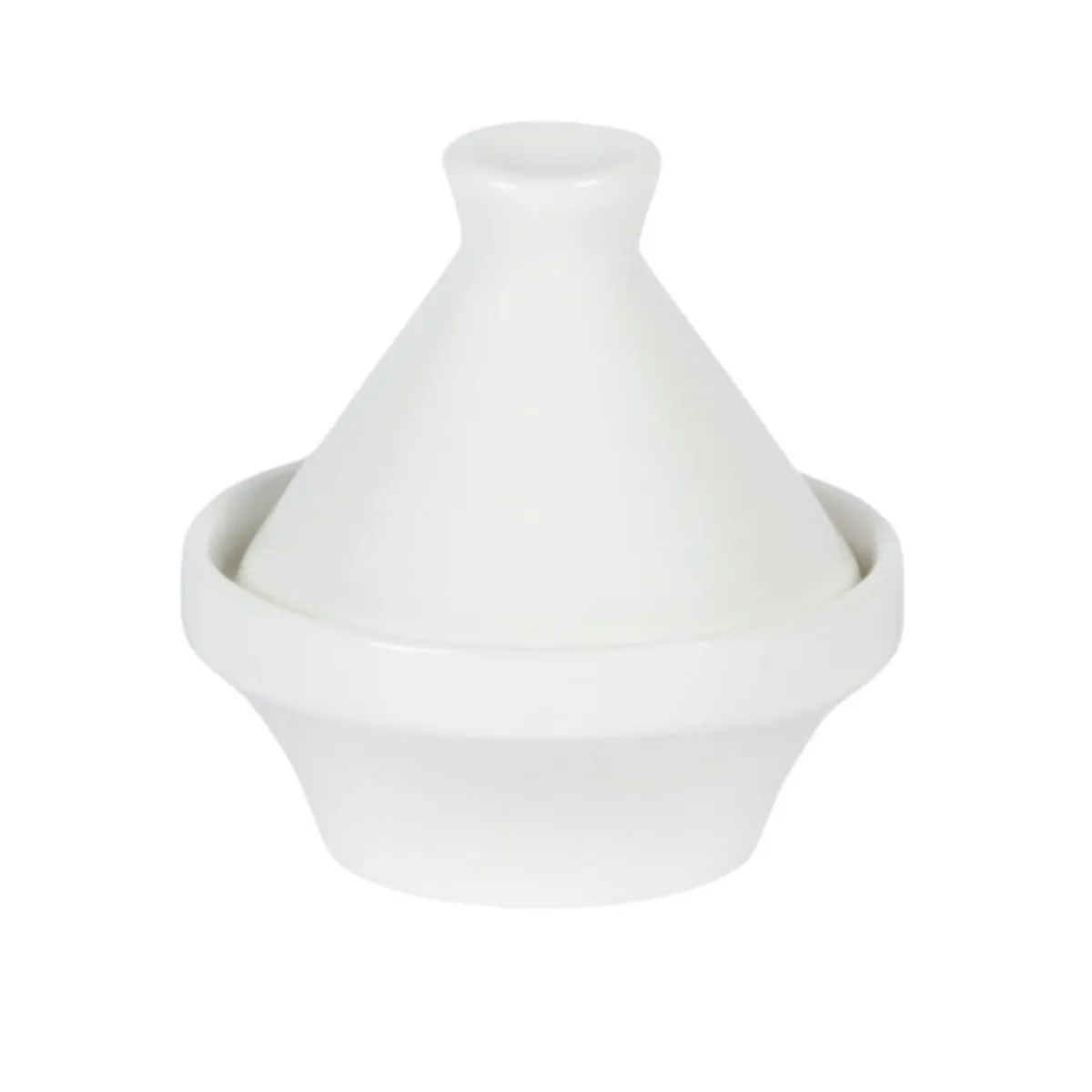 Mise en bouche rond blanc porcelaine 7 cm Playtime - PRO.MUNDI New