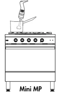 Mixeur plongeant MP160VV 6 L 240 W 230v - ROBOT COUPE New