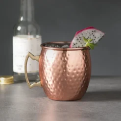 PRO.MUNDI Moscow mule rond cuivre inox 18/10 47,3 cl Ø 9,2 cm Moscow Mule Clearance
