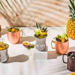 PRO.MUNDI Moscow mule rond cuivre inox 18/10 47,3 cl Ø 9,2 cm Moscow Mule Clearance