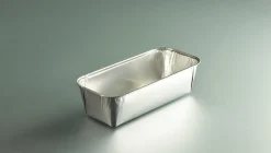 Aucune Moule à cake rectangulaire gris aluminium 23,2x10,8x6 cm 105 cl (100 pièces) Hot