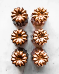 DE BUYER Moule à cannelé bordelais cuivre Sans revêtement Ø 3,5 cm 3,3 cm Discount