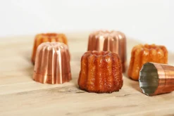 DE BUYER Moule à cannelé bordelais cuivre Sans revêtement Ø 3,5 cm 3,3 cm Discount