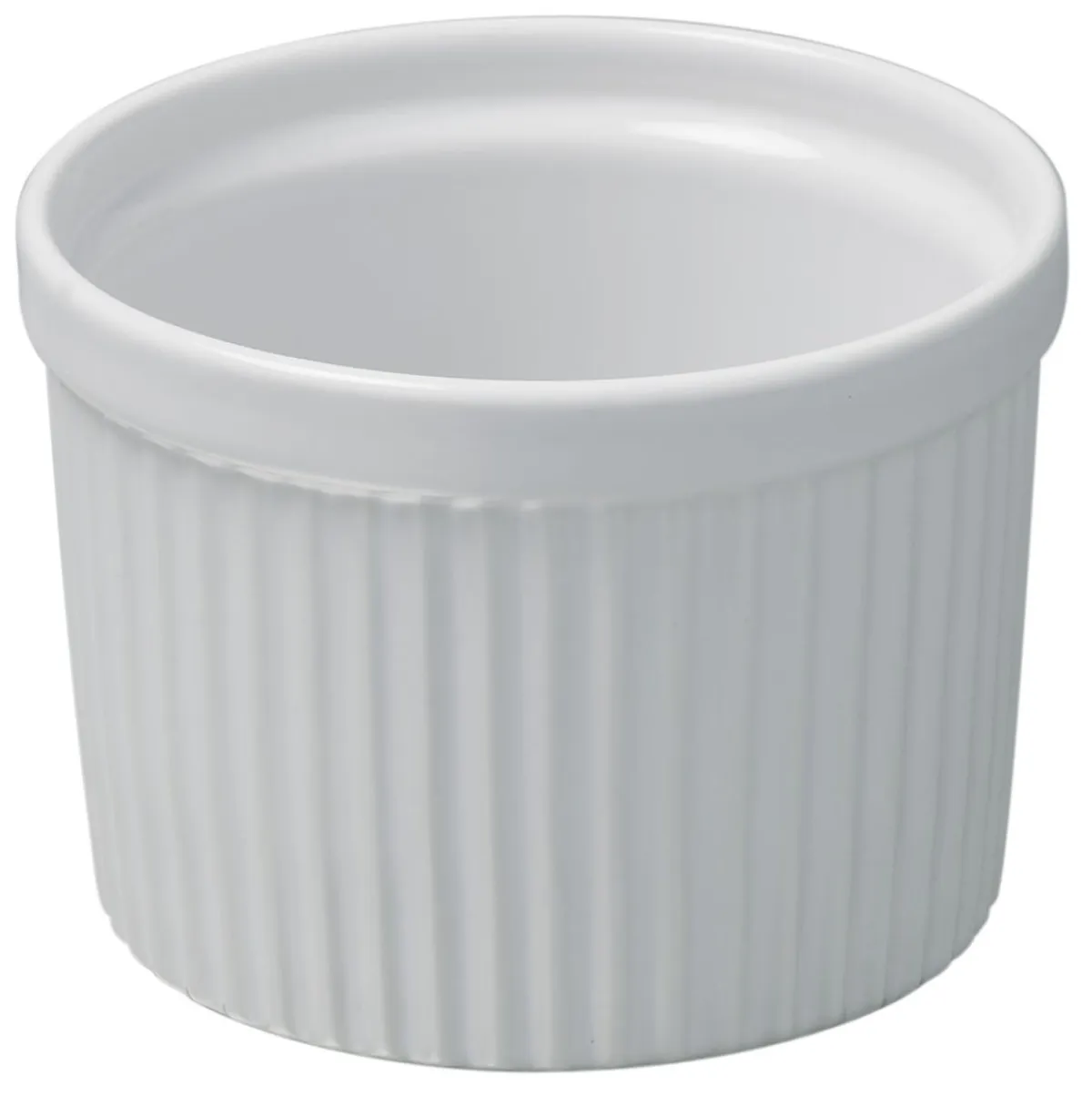 Moule à soufflé rond blanc porcelaine culinaire Ø 9 cm French Classics - REVOL Best