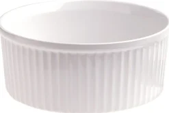 Moule à soufflé rond blanc porcelaine culinaire Ø 11,8 cm French Classics - REVOL New