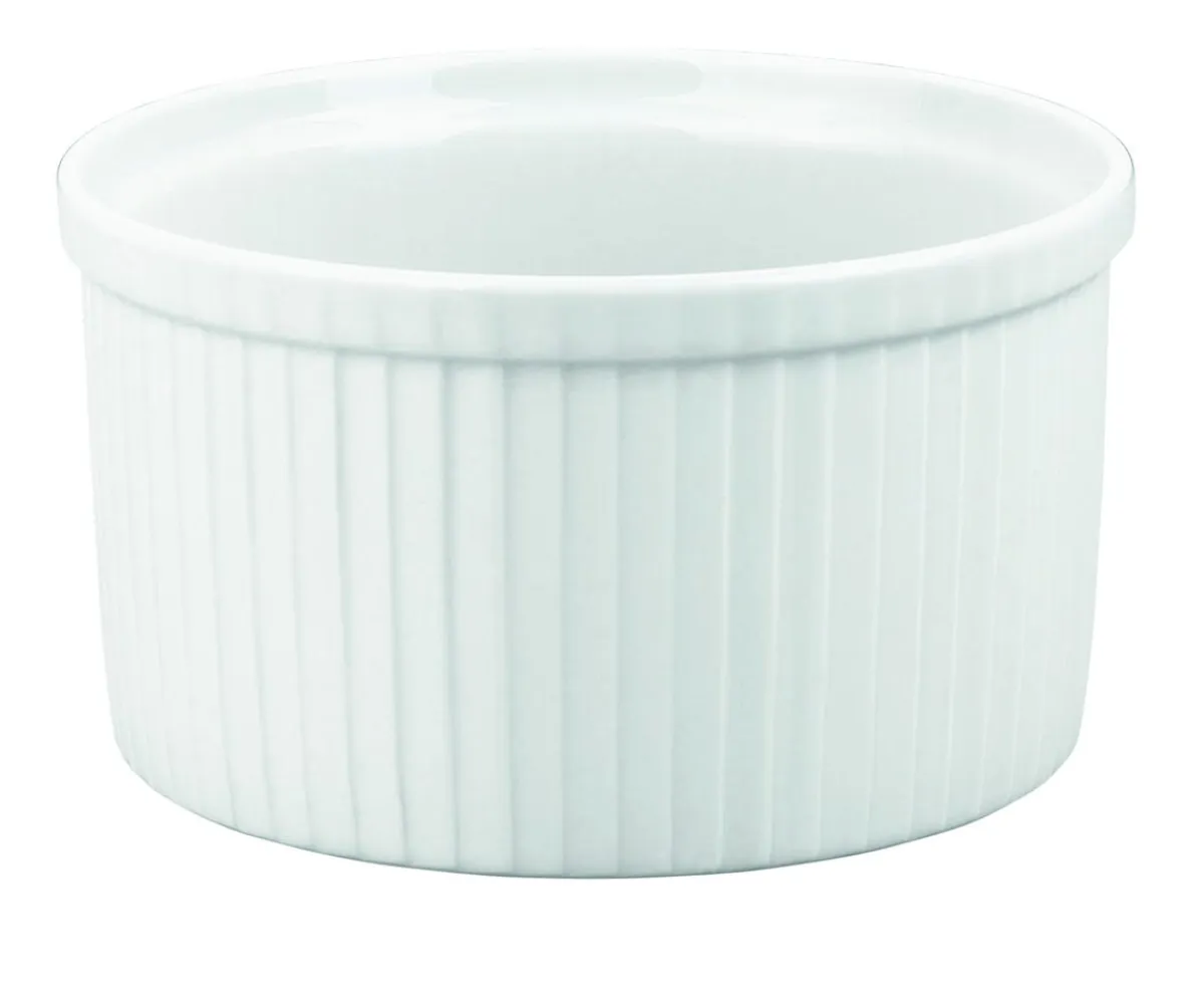 Moule à soufflé rond blanc porcelaine culinaire Ø 14,5 cm - PILLIVUYT Clearance