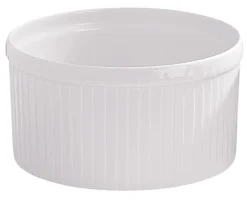 PILLIVUYT Moule à soufflé rond blanc porcelaine culinaire Ø 10 cm Clearance