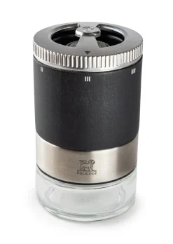 Moulin à poivre avec 3 fioles interchangeables droit noir Ø 6 cm 11 cm Maestro - PEUGEOT SAVEURS Hot