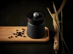 Moulin à poivre bleu 8 cm Bali Fonte - PEUGEOT SAVEURS Best