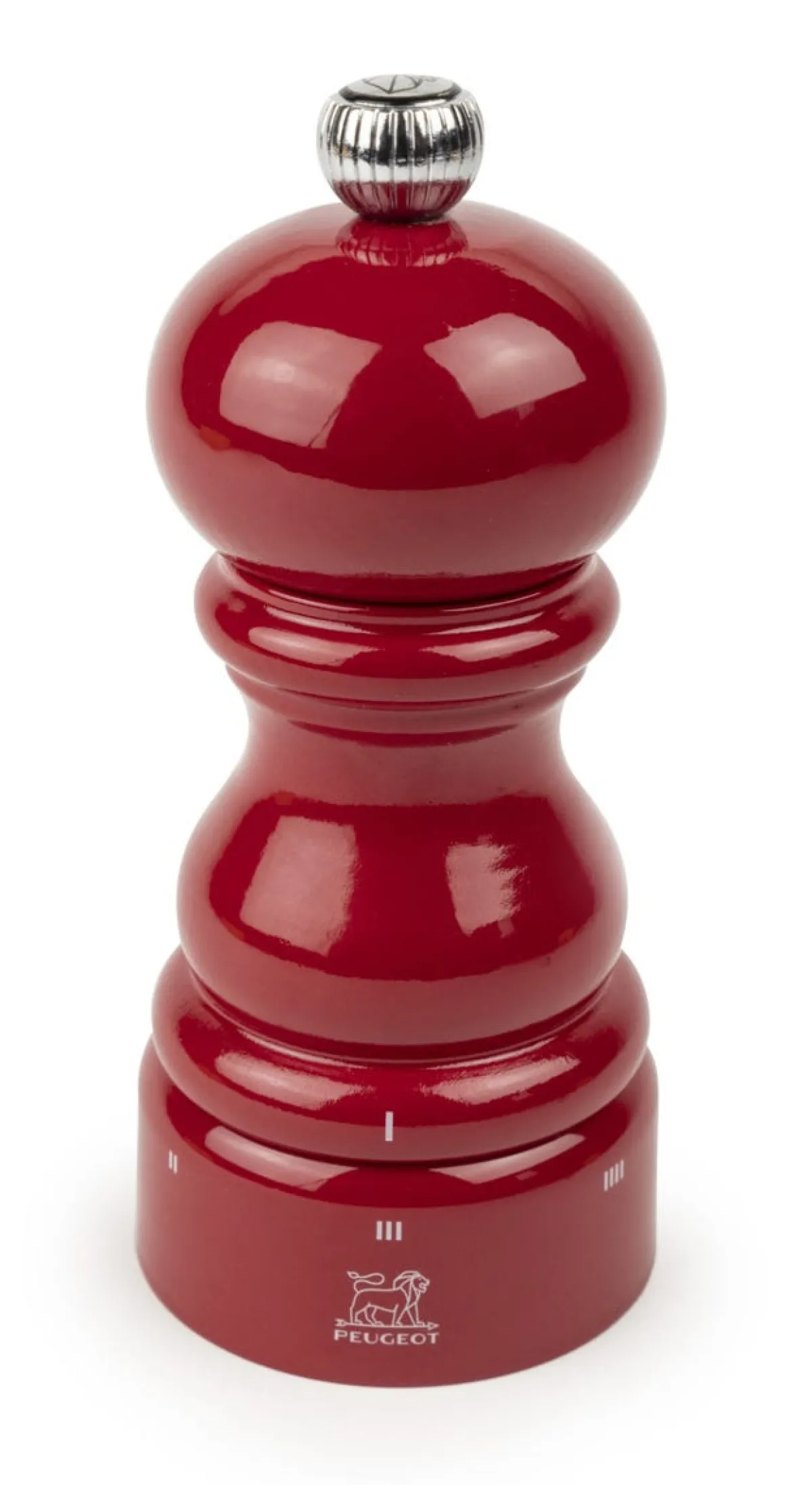 PEUGEOT SAVEURS Moulin à poivre droit Rouge passion Ø 5,9 cm 12 cm Paris