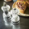 PEUGEOT SAVEURS Moulin à poivre droit transparent Ø 5,4 cm 10 cm Bistro Sale