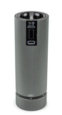 Moulin à poivre rond carbone Ø 5 cm 15x8x8 cm Line Electrique - PEUGEOT SAVEURS Hot