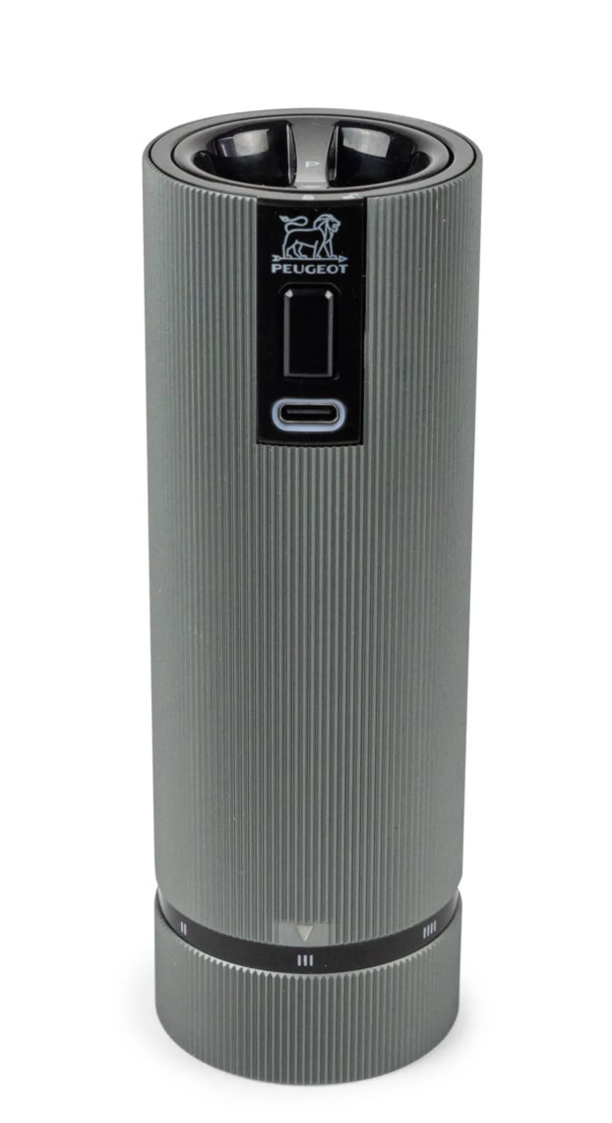 Moulin à poivre rond carbone Ø 5 cm 15x8x8 cm Line Electrique - PEUGEOT SAVEURS Hot