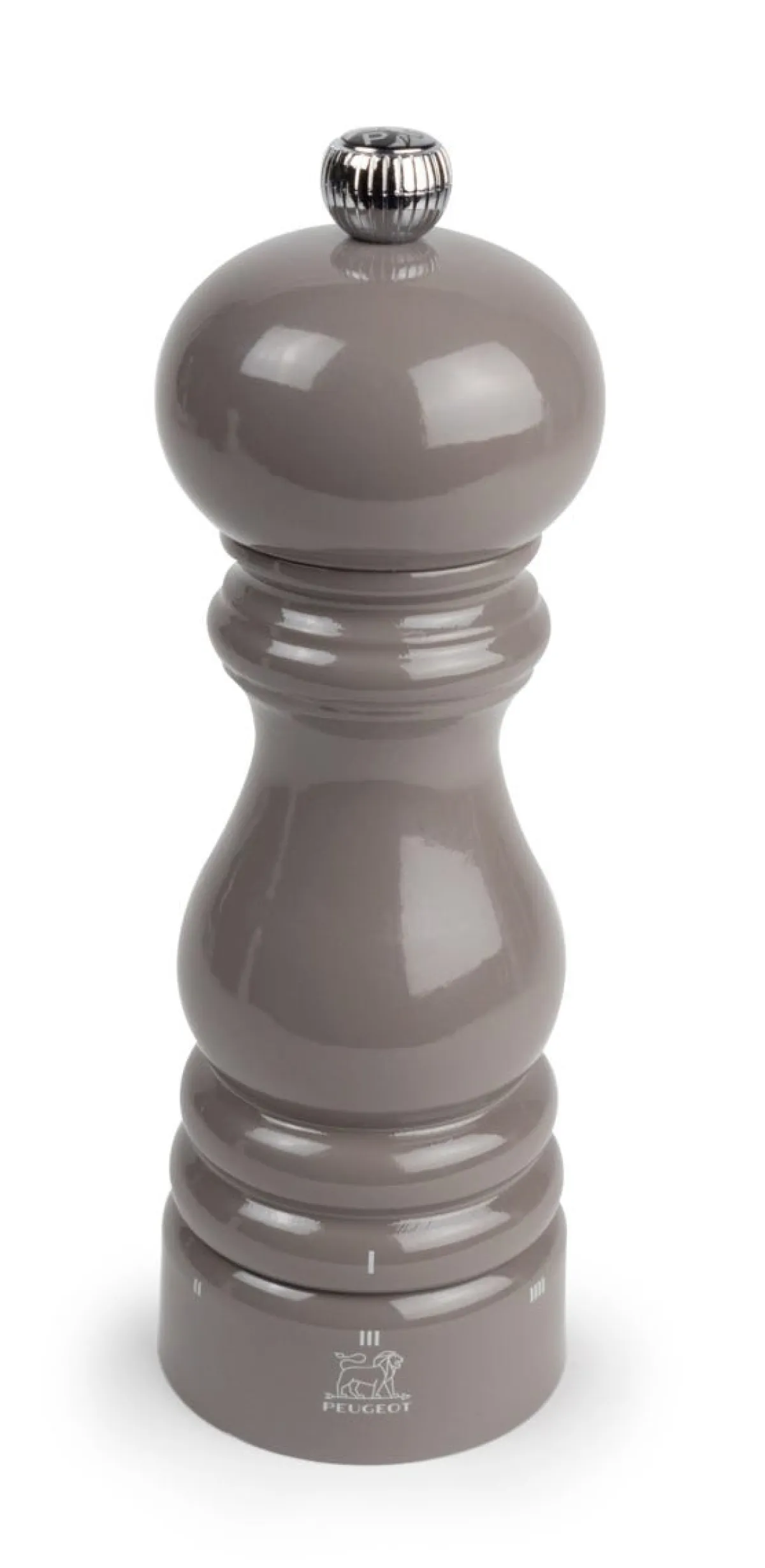 PEUGEOT SAVEURS Moulin à poivre rond gris Ø 5 cm 18x5,9x5,9 cm Paris Rama Sale