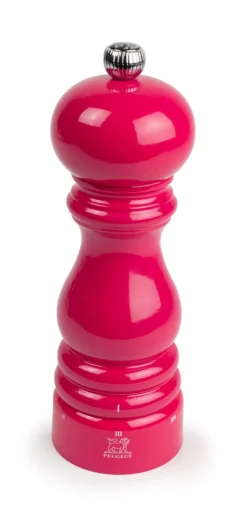 Moulin à poivre rond Rose bonbon Ø 5 cm 18x5,9x5,9 cm Paris Rama - PEUGEOT SAVEURS Clearance