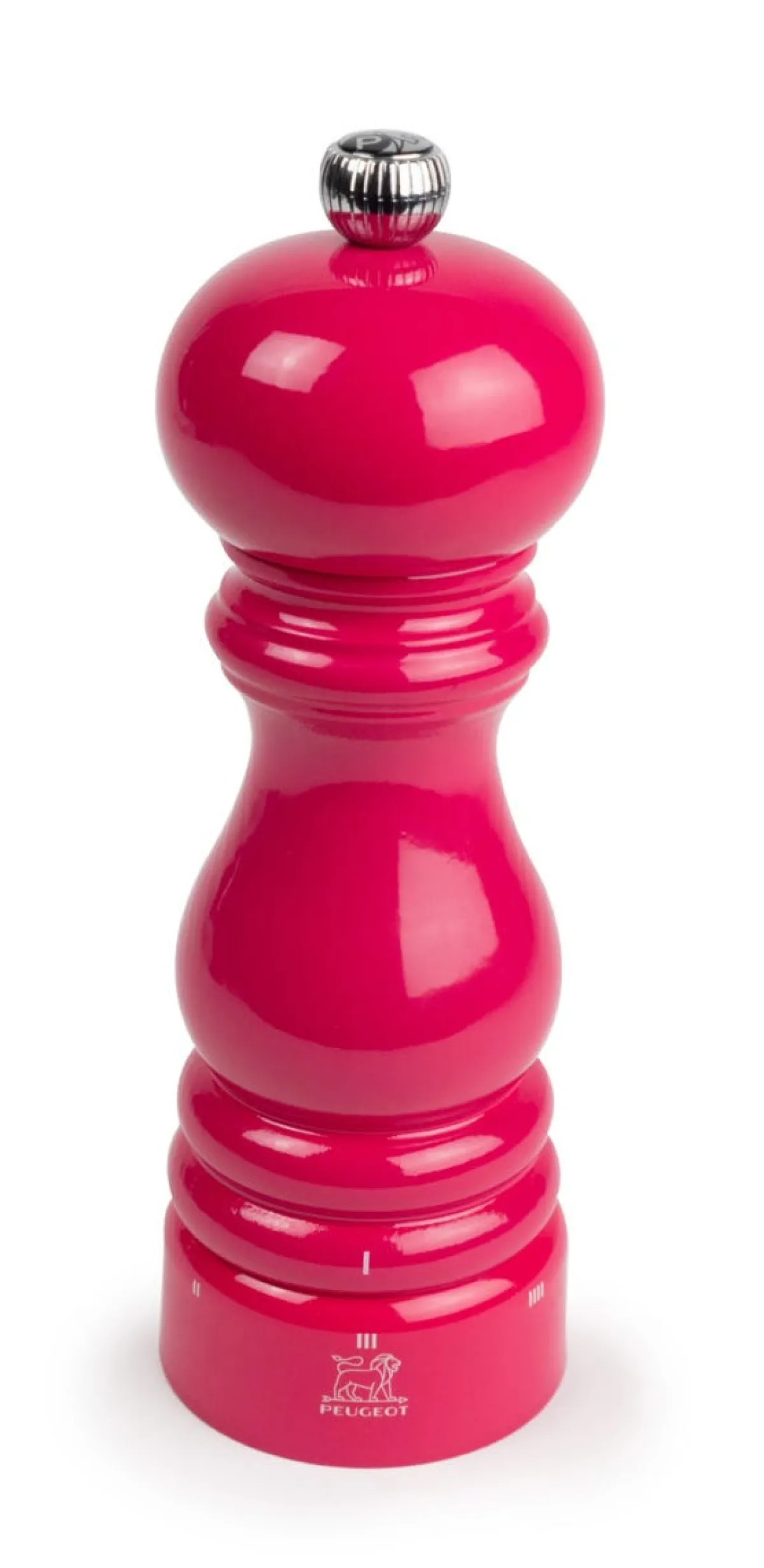 Moulin à poivre rond Rose bonbon Ø 5 cm 18x5,9x5,9 cm Paris Rama - PEUGEOT SAVEURS Clearance