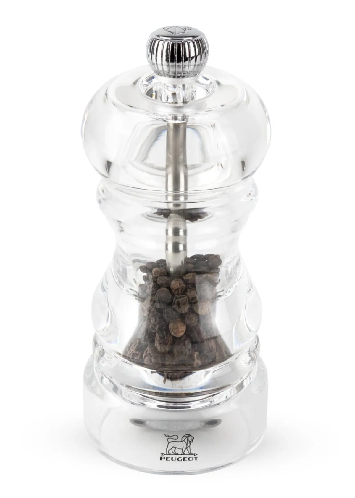 PEUGEOT SAVEURS Moulin à poivre transparent 12 cm Nancy