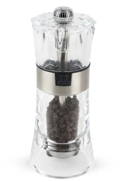 PEUGEOT SAVEURS Moulin à poivre transparent Ø 5,8 cm 14 cm Oslo Hot