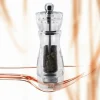 PEUGEOT SAVEURS Moulin à poivre transparent 16 cm Vittel Discount