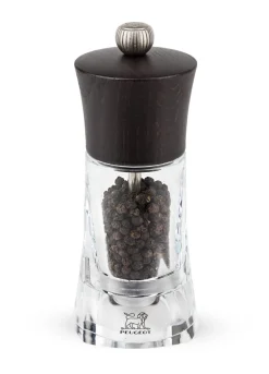 Moulin à poivre transparent Ø 7 cm 14 cm Oleron - PEUGEOT SAVEURS Discount